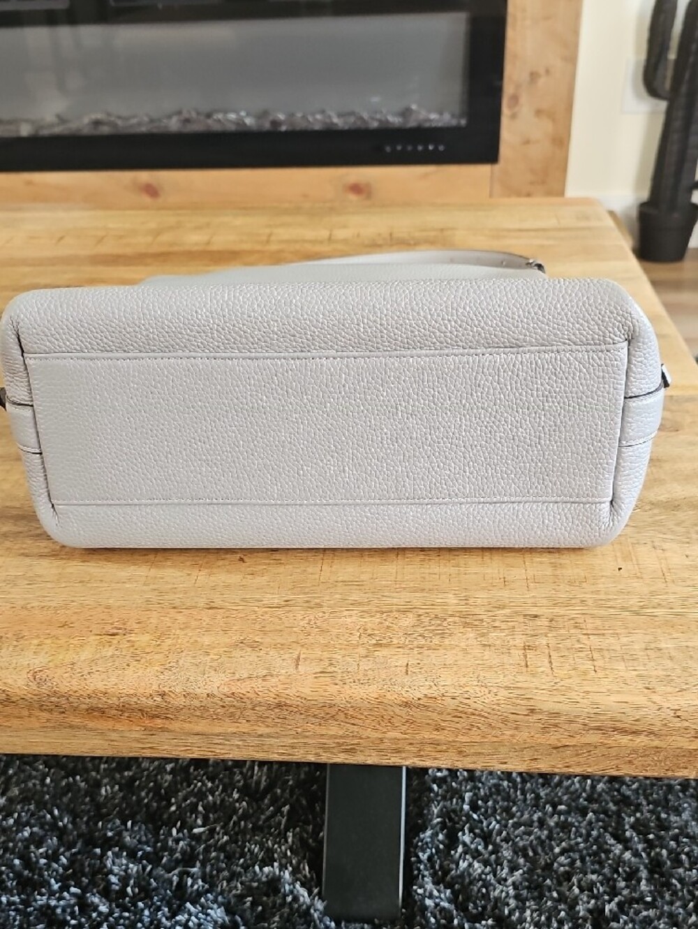 kate spade light gray pebble leather shoulder bag - Picture 5 of 7